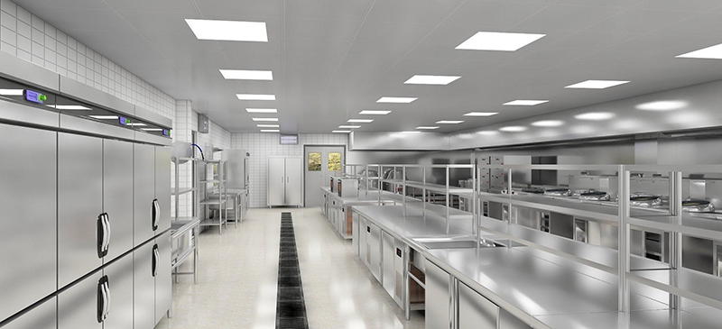 商用饭堂厨房设备工程施工方案详细介绍-食堂厨房工程